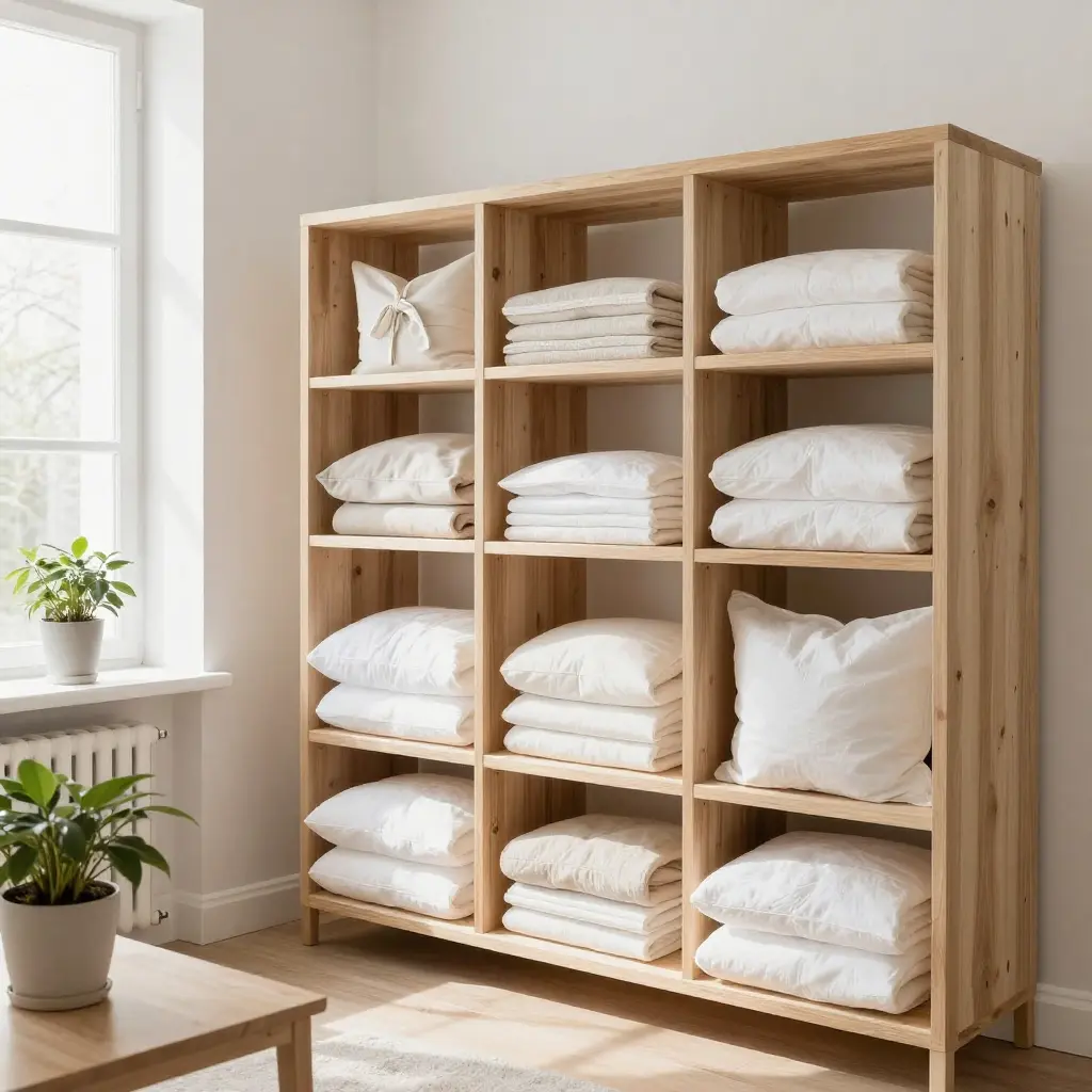 Showroom med gardiner