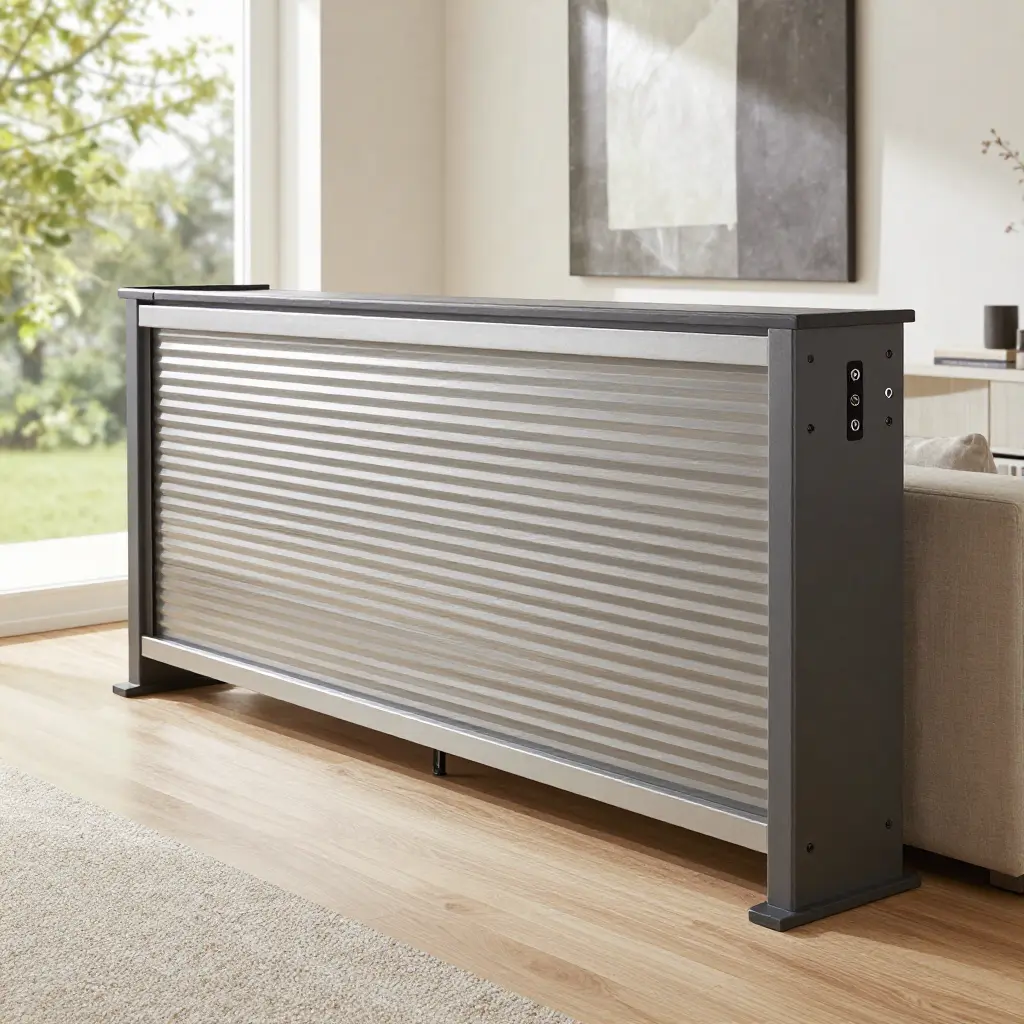 Motordrivna rullgardiner i modernt hem